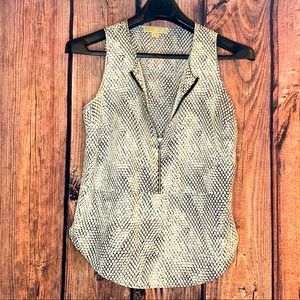 Michael Kors Snakeskin Print Tank